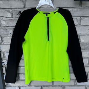 Lauren Ralph Lauren 1/4 front zip long sleeve lightweight pullover/athle…